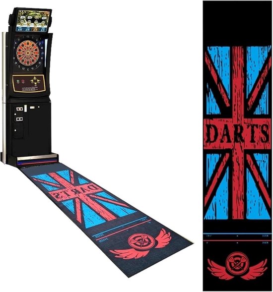 Dartmat met werplijn - Darttapijt vloer - Oefenen dartvaardigheden - Antislip schokabsorberend - 295x70cm - Meerdere kleuren van Merkloos