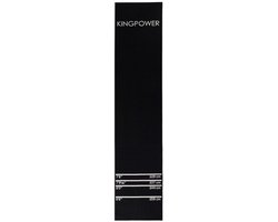 Dartmat Zwart Wit Stalen Darts Dartbord Accessoires Dartmat Doelwit Oche Darts Werplijn Beschermer Rubberen Vloer Dartbord 290 x 60 cm Kingpower