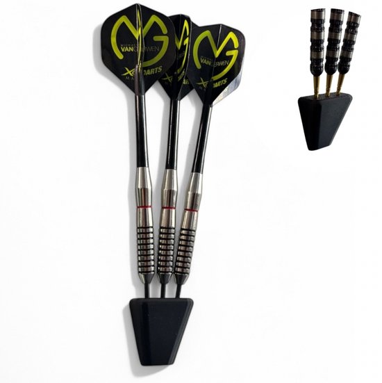 Dartpijl Houder Standaard - 3 Pijlen - Zwart - Dartpijlen opbergen - Dart standaard - Dartspijlen - Darts cadeau - Dartpijlenstandaard - van SmartDarts
