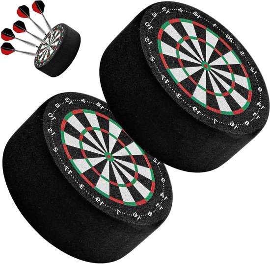 Dartpijl Houders - Pijl Standaard - Darts Opbergen - Beschermt Tegen Buiging - 2 Stuks - Zwart