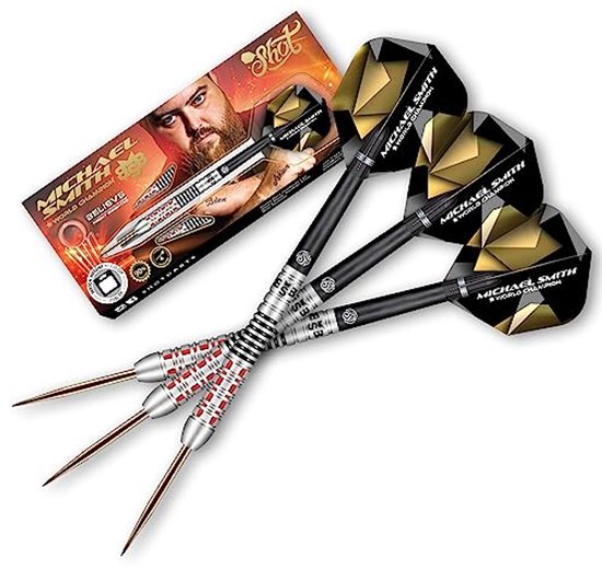 Dartpijlen 90% Tungsten 24 Gram - Professionele Darts van Shot!
