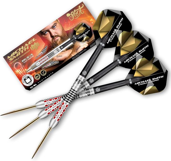 Dartpijlen 90% Tungsten 25 gram - Professionele Steeltip Darts