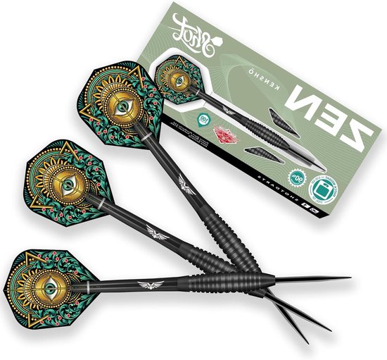 Dartpijlen 90% Tungsten - Stalen Darts - Precisie Werpen - Hoge Kwaliteit Materiaal - 28 Gram - Veelkleurig