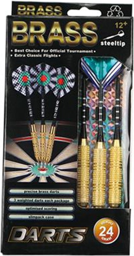 Dartpijlen Brass 20+22+24 Gram van Dart