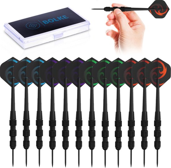 Dartpijlen - Dart flights - Dartpijlen set van 12 stuks - Hoge kwaliteit - Luxe - 20 Gram dartpijlen van ZARRS
