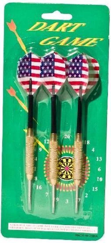 Dartpijlen met Amerikaans of Engels Design - 3 Stuks van Dart