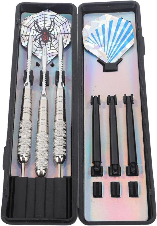 Dartpijlen Set - Metalen Darts - Precisie Spel - Verbeterde Grip - 3 Stuks - Zilver
