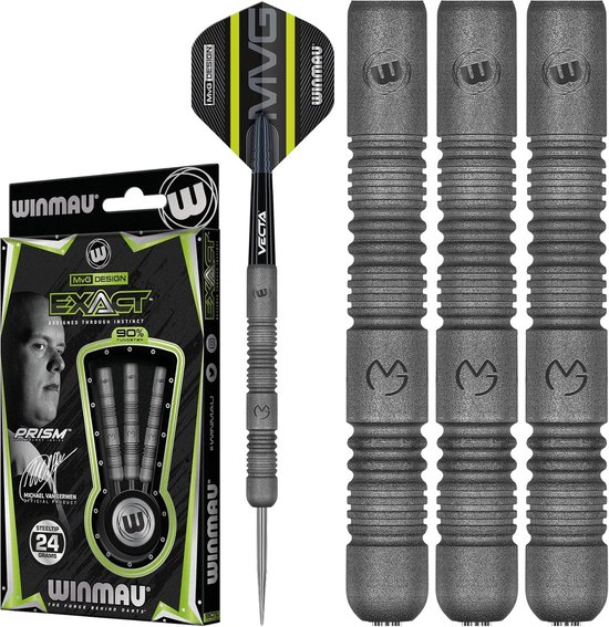 Dartpijlen Set - Pijltjes Werpen - Precisie Spel - 90% Tungsten Kwaliteit - 24 gram - Zilver