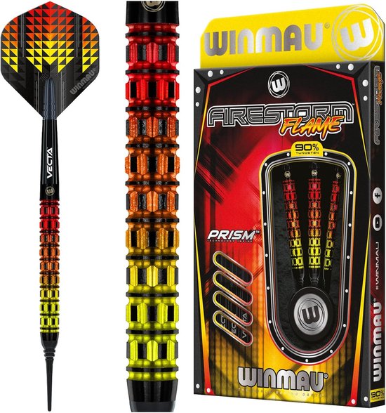 Dartpijlen Set - Soft Tip Pijlen - Precisie Werpen - 90% Tungsten Materiaal - 20 gram - Multicolor