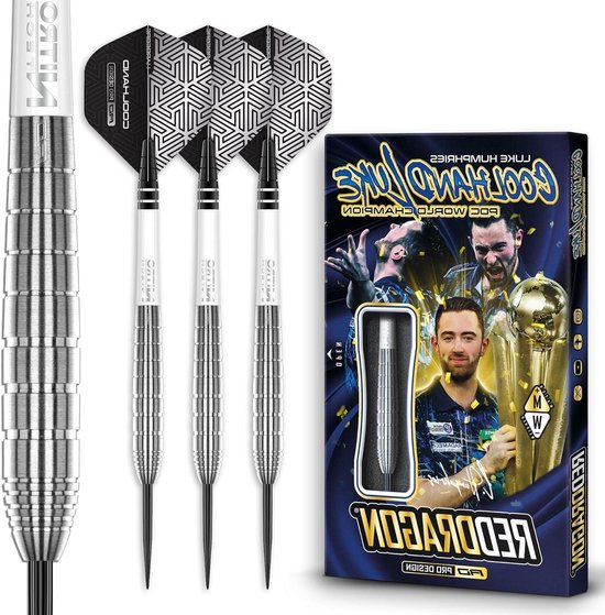 Dartpijlen Set - Stalen Darts - Precisie Werpen - 90% Wolfraam Barrels - 25 gram - Zilver