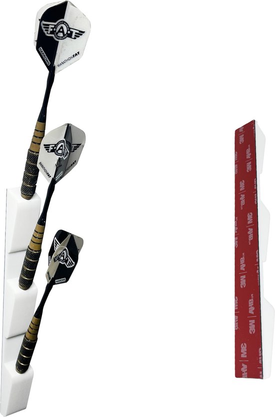 Dartpijlhouder - Wit - 1 Stuk - Dartpijlen Houder - Aan De Muur - Dartpijl Opbergstandaard van Merkloos