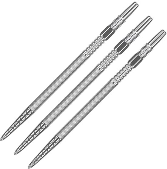 Dartpunten 3-pack voor professionele dartaccessoires - 26 mm, 30 mm, 35 mm, 40 mm - Goud, Zilver, Zwart van Merkloos
