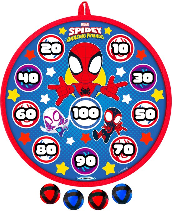 Darts balls target game 28cm SPIDEY van Merkloos