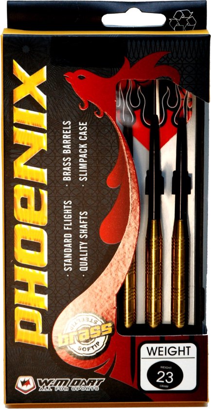 Darts Brass messing 23 gr 3 in box blist van Dart