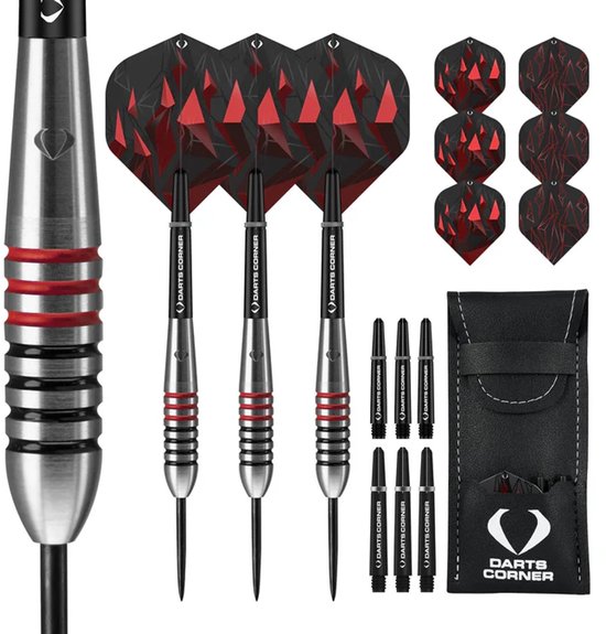 Darts Corner Astrofire Ringgrip Steel Tip Dart Set 23 gram