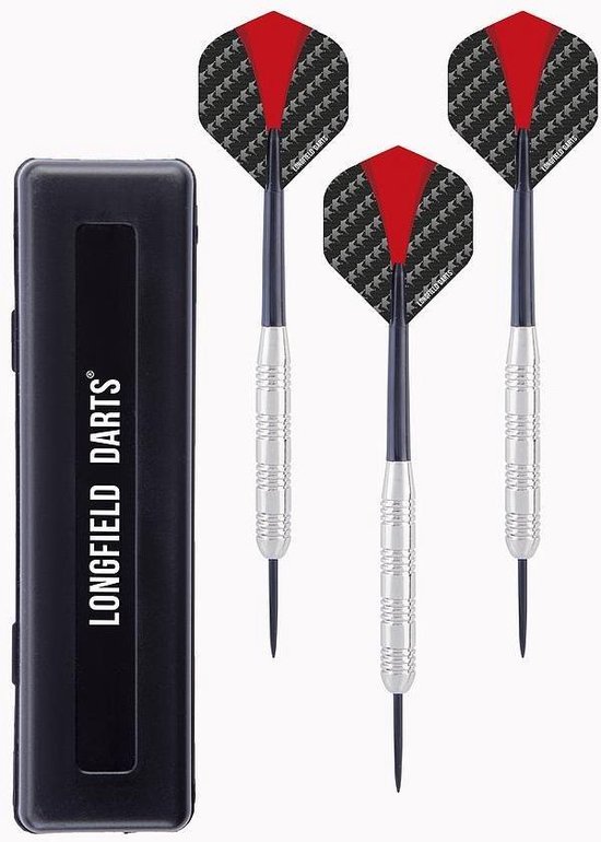 Darts nickelsilver 24 gram op blister - Longfield Darts van Dart