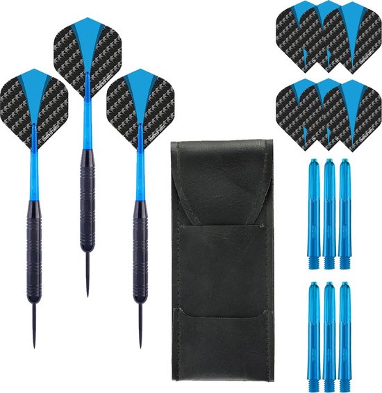 Darts Set Blackbird - dartpijlen - inclusief - dart shafts - dart flights - dartpijlen 23 gram - 100% brass van Dart