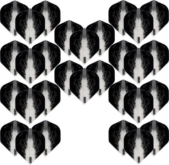Darts Set - High Impact - 10 sets (30 stuks) - darts flights - Best Getest - Clear/Doorzichtig van Dart