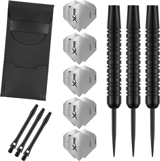Darts Set Stingray – dartpijlen – dart shafts – 15 - dart flights – dartpijlen 20 gram – 100% brass van Dart