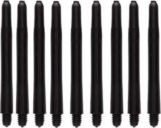 Darts Set zwarte dartshafts - 5 sets (15 stuks) - Inbetween - dartshafts - dart shafts van Dart