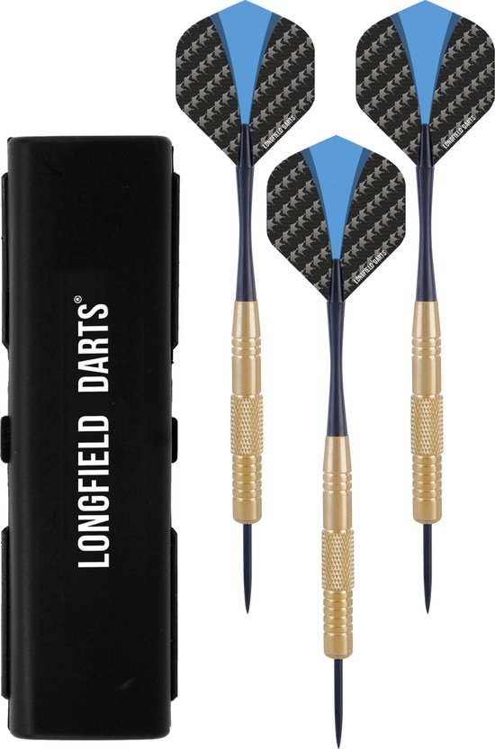 Darts steeltip brass 22 gram in blister - Longfield Darts van Dart