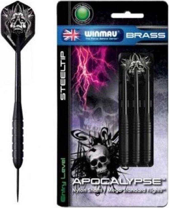 Darts Winmau Apocalypse 21 gr. Brass Zwart