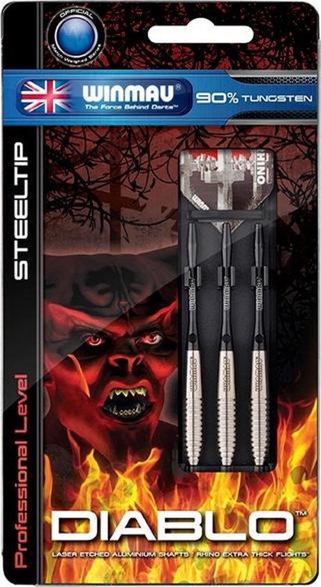 Darts Winmau Diablo 90% Tungsten 22 gram van Merkloos