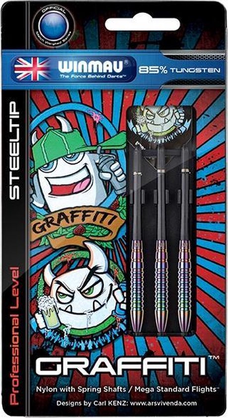 Darts Winmau Graffiti 85% Tungsten 20 gram
