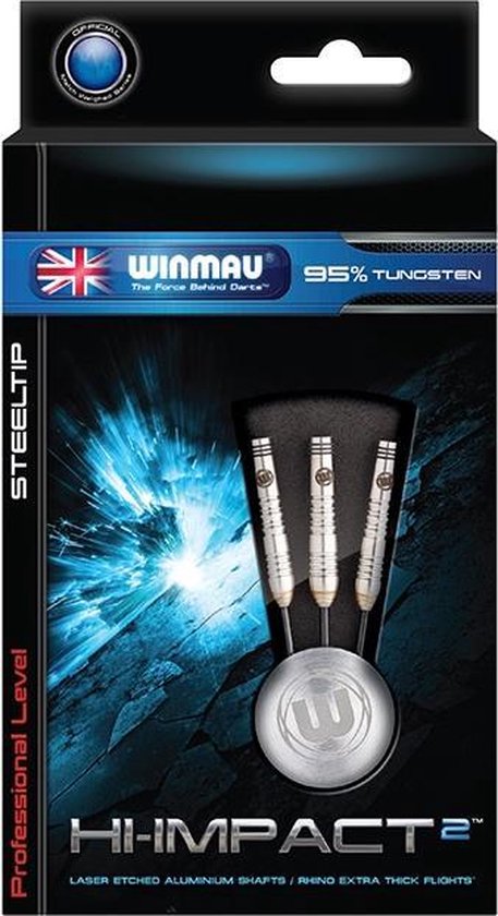 Darts Winmau Hi-Impact 2 95% Tungsten 25 gram van Merkloos