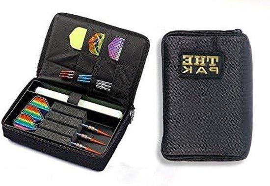 Darttas - Dart opberger - Darts meenemen - Ruimte voor 2 sets - 18 x 12.5 cm - Zwart