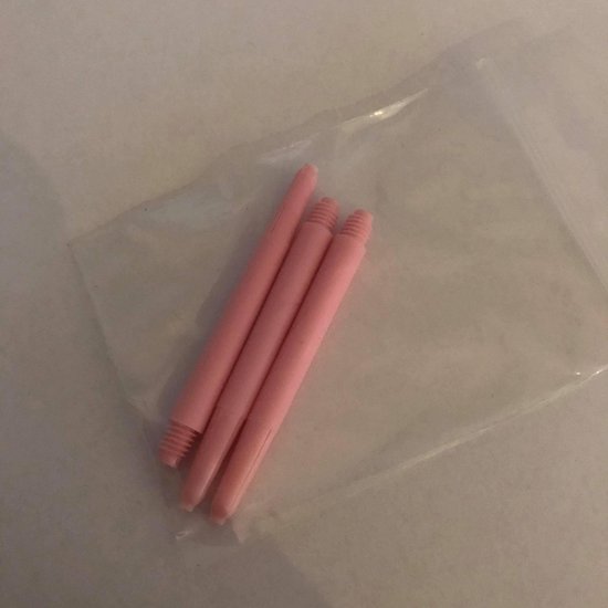 Deflectagrip Shafts Nylon Medium Pastel Roze 3 stuks LAATSTE SETS!! van Unicorn