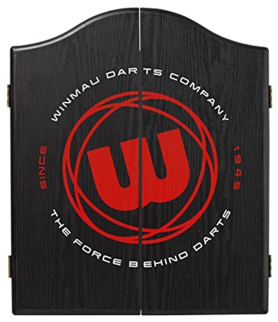 Deluxe Dartbord Kast met Logo Ontwerp - Heavy Duty Dartsysteem van deluxe
