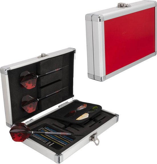 Designa Aluminium Dartcase Red van Designa