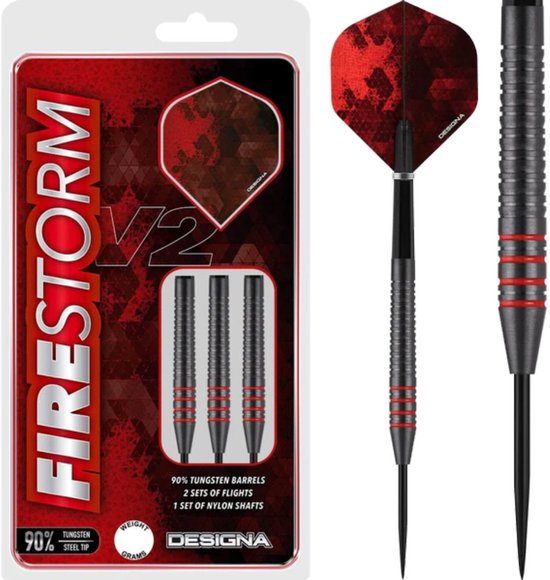 Designa Darts Firestorm V2 Ringed 24 gram van Designa