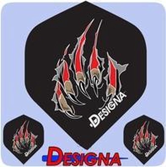 Designa Flights DSX Collection Claw Black  Set Ã  3 stuks van Designa