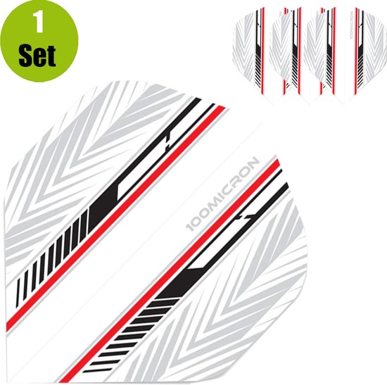 Designa Racing Flights Rood & Zwart van Merkloos