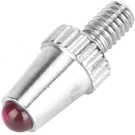 Dial Gauge Probe Contact Points Tungsten Steel M2.5 Thread - Dial Indicator Test Point - Precisie Meetpunt - Duurzaam Dial Test Accessoire