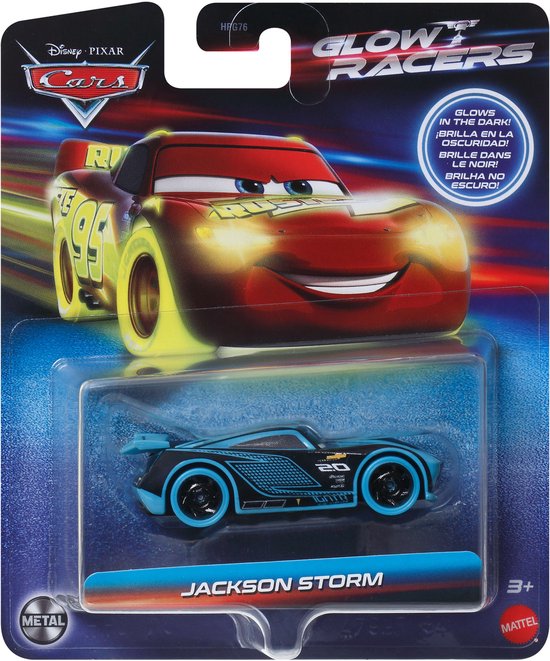 Disney Pixar Cars Disney and Pixar Cars Glow Racers Jackson Storm, Auto, 3 jaar, Metaal, Meerkleurig van Disney Pixar Cars