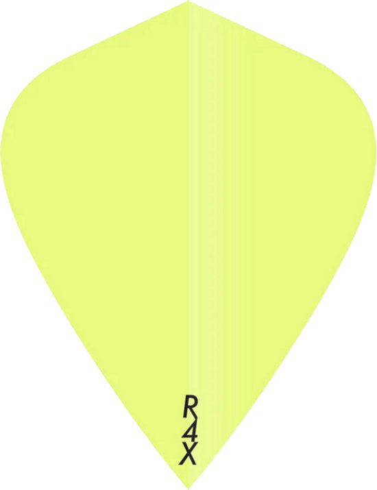 DLDarts - Kite Flights - 100 micron - 1 Set - Fluor Geel van Merkloos