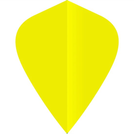 DLDarts - Kite Flights - 75 micron - 1 Set - Geel