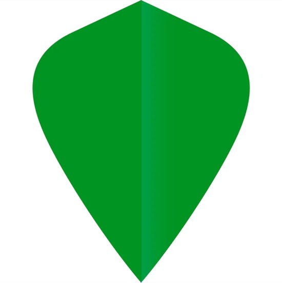 DLDarts - Kite Flights - 75 micron - 1 Set - Groen van Merkloos