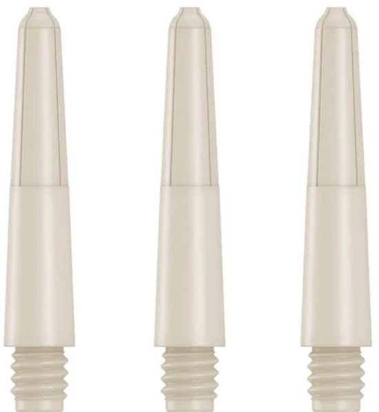 DLDarts - Nylon Shafts - Extra Short - 1 set - Creme