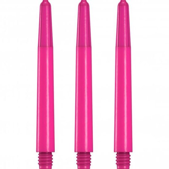 DLDarts - Nylon Shafts - Medium - 1 set - Roze van DLDarts