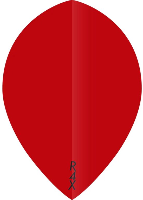 DLDarts - Pear Flights - 100 micron - 1 Set - Rood