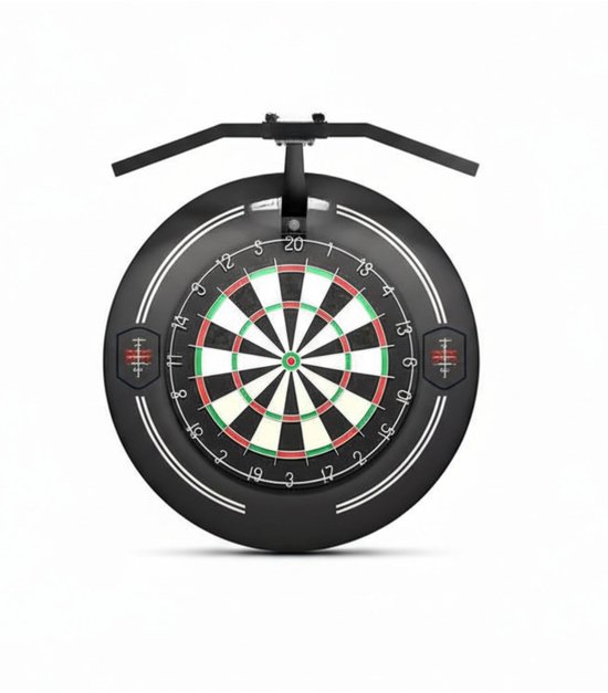DnA® Dartbord Verlichting - Dartbord Licht - Dartbord Verlichting Led Surround - Zwart - ‎51cm x 51cm x 17cm