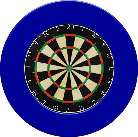 Dragon Darts - Dartbord & Dartbord Surround Blauw - Hoogwaardige Dartomranding - Dart Surround Ring - Bescherming Pijlen & Muren - Gemakkelijk te bevestigen van Dragon Darts