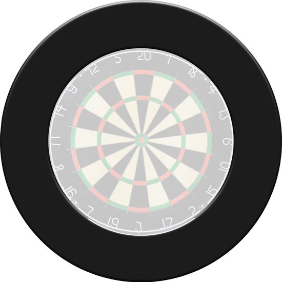 Dragon Darts - Dartbord Surround Zwart - Hoogwaardige Dartomranding - Dart Surround Ring - Bescherming Pijlen & Muren - Gemakkelijk te bevestigen van Dragon Darts