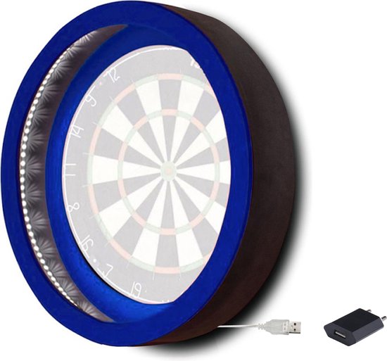 Dragon Darts Lunar Eclipse - Dartbord Verlichting - LED Surround - Blauw van Dragon Darts