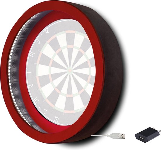 Dragon Darts Lunar Eclipse - Dartbord Verlichting - LED Surround - Rood van Dragon