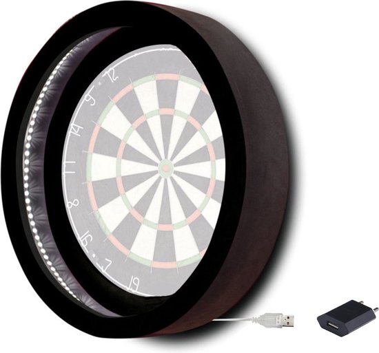 Dragon Darts Lunar Eclipse - Dartbord Verlichting - LED Surround - Zwart van Dragon